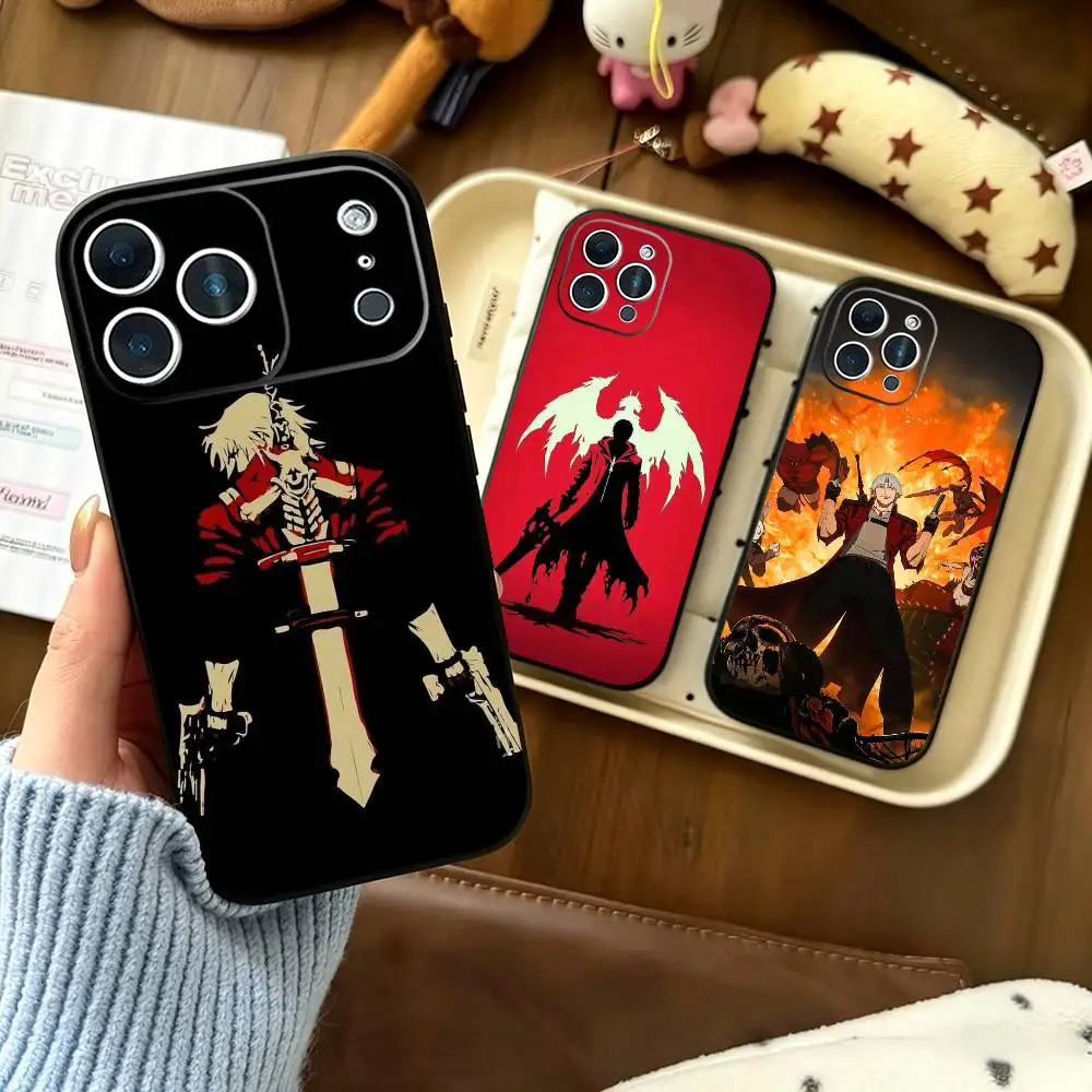 D-Dante D-Devil May Cry  Phone Case For iPhone 17, 16,15,14,13,12,11 Plus,Pro Max, Others Soft Black Cover
