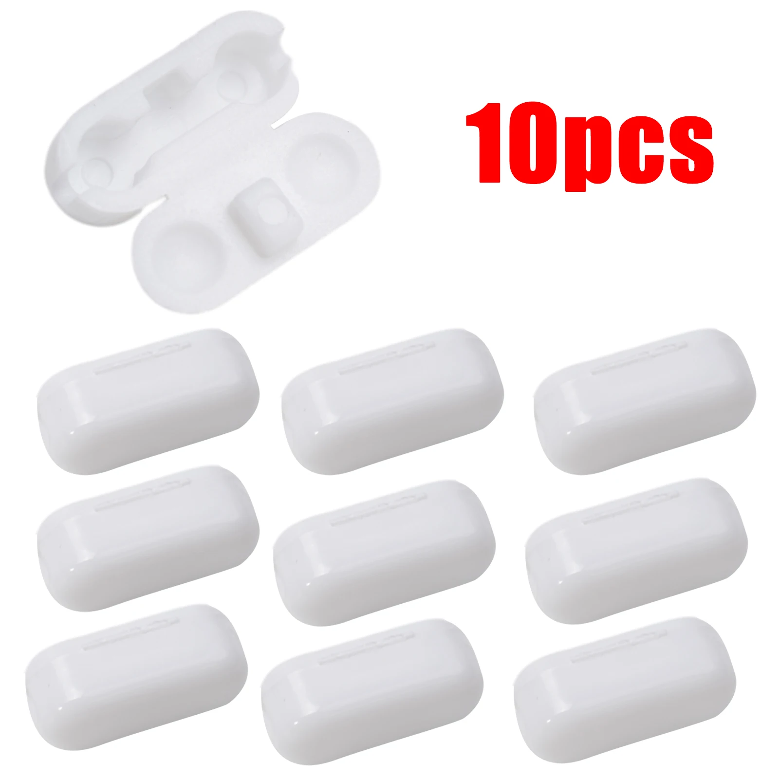 Pull Cable Connector High Quality White Pull Cable Connector Clips for Plastic Chain Roller Blinds 10/30/50 Pcs (128 characters)