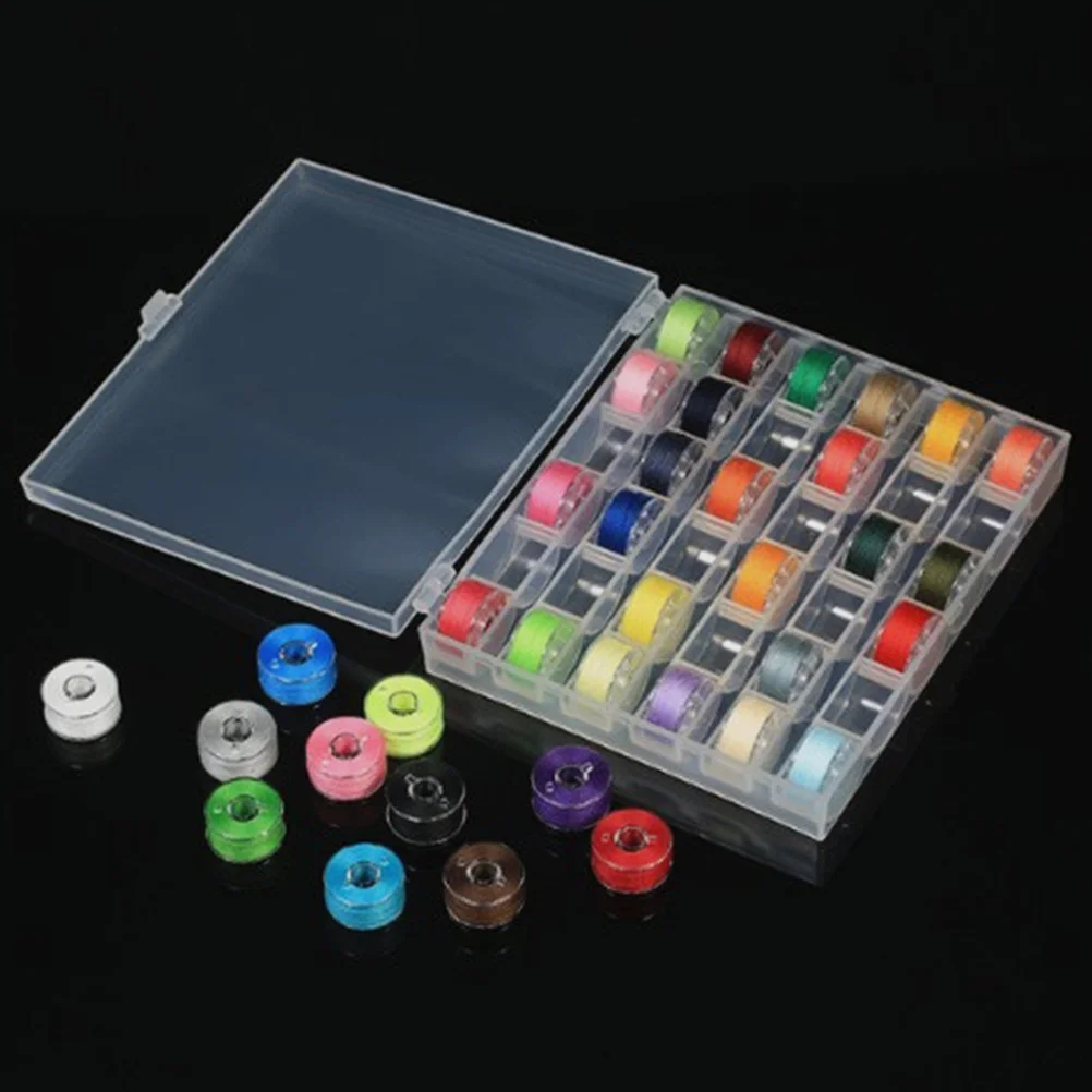 

36 Grid Bobbin and Thread Storage Case Sewing Machine Spool Holder Boxes Winder