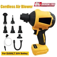 Electric Goddess Air Gun Cordless Compressed Air Dust Collector Blower Brushless Power Tool for Dewalt 20V Li-ion Battery