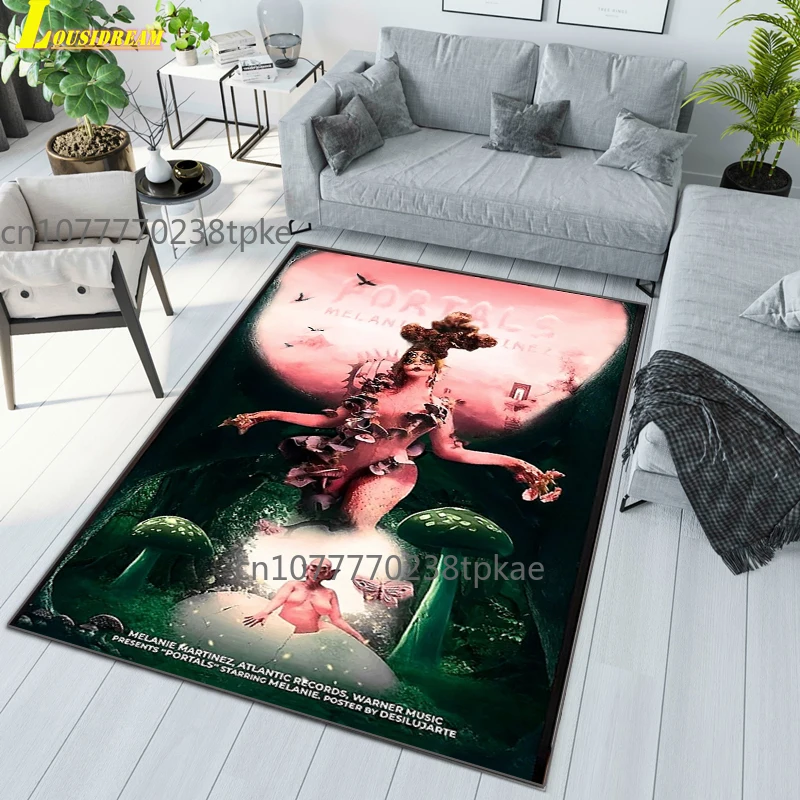 

PORTALS Area Rug Melanie Martinez Poster Printed Carpet Comfortable Creative Living Room Bedroom Sofa Floormat,Birthday Gift