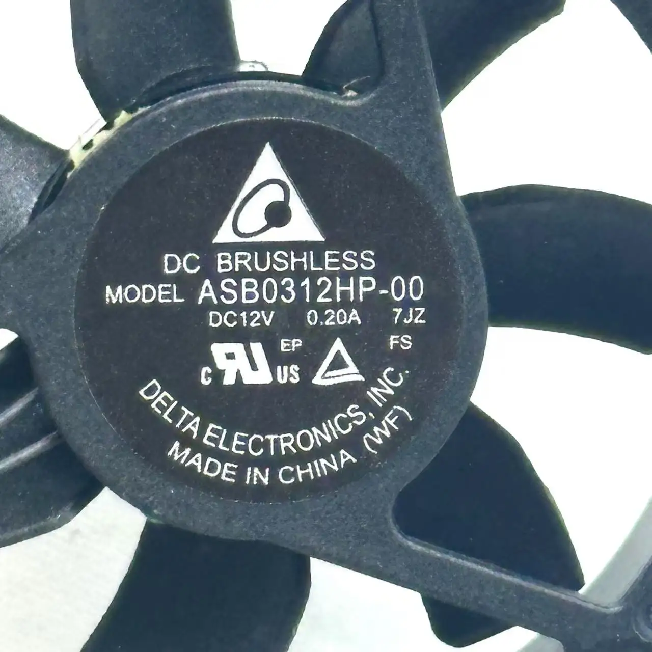 Delta Electronics ASB0312HP-00 DC 12V 0.20A 30x30x8mm 4-Wire Server Cooling Fan