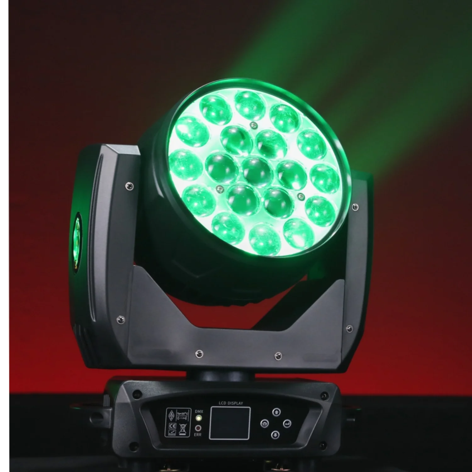 

200W zoom moving head light rgbw 4-in-1 19X12W Zoom beam wash lights Professional stag dj lamp