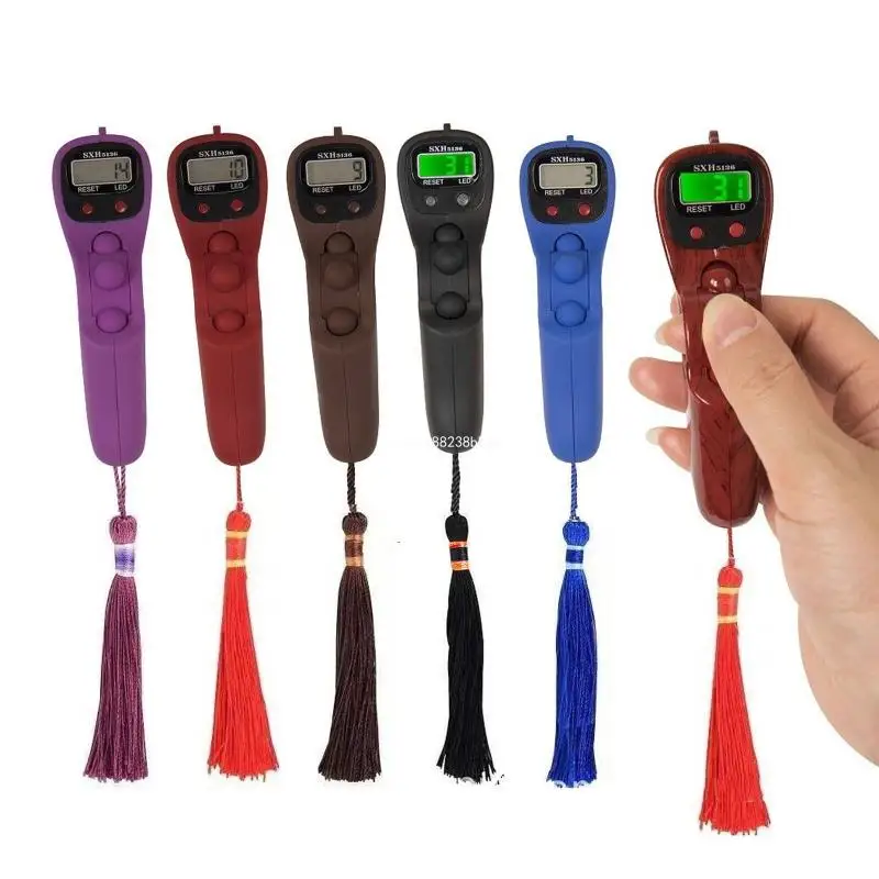 Eletrônico Digital Display Finger Counter Contadores Portáteis Mecânica Número Click Counter para Bens de Golfe Contando Lap Knitting