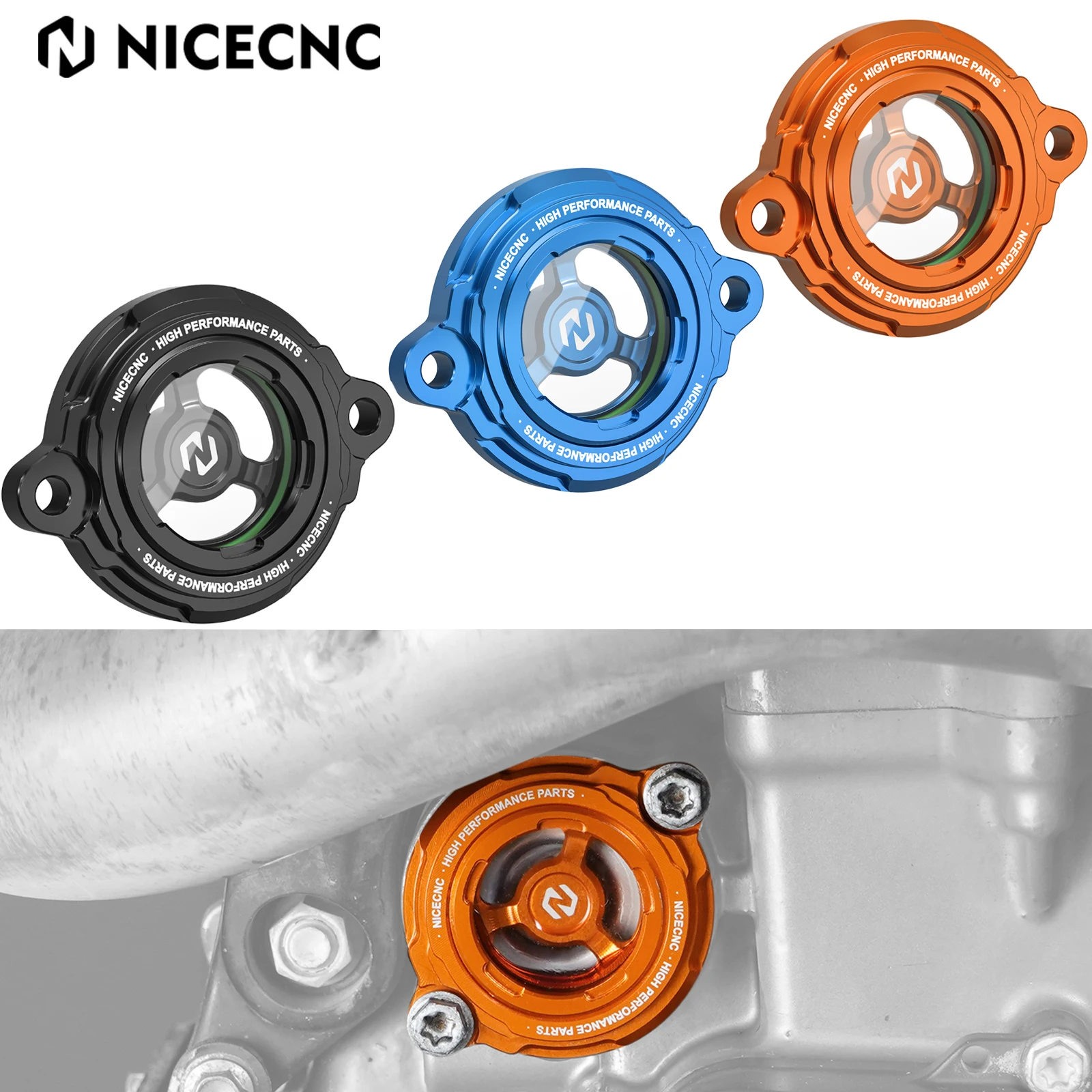 For KTM 790 Adventure/DUKE R 19-25 Motorcycle Clear Engine Oil Filter Cover for 890 Adventure/DUKE R 690 SMC/SMC R Husqvarna 701