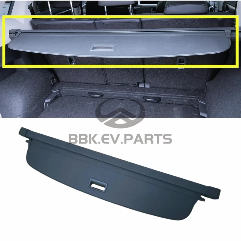 

Original Parcel Shelf Load Cover Black Lounge Sunshade Assembly For VW Tayron 2019-2024 55G867871