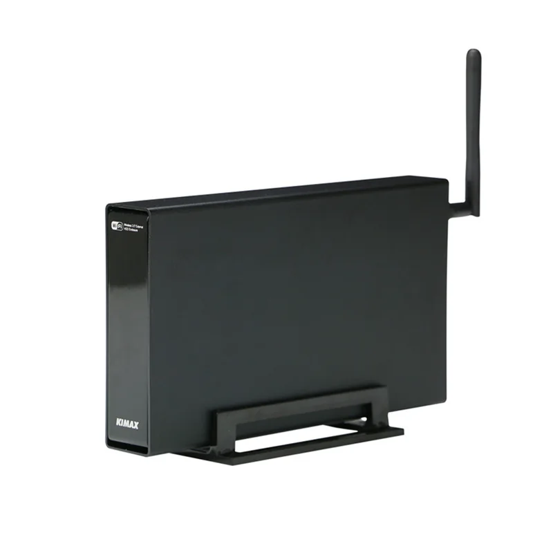 خادم الوسائط والملفات اللاسلكية الكل في واحد - BS-U35WF مع WiFi 6، USB 3.0، 3.5 بوصة HDD، تخزين سحابي منزلي NAS