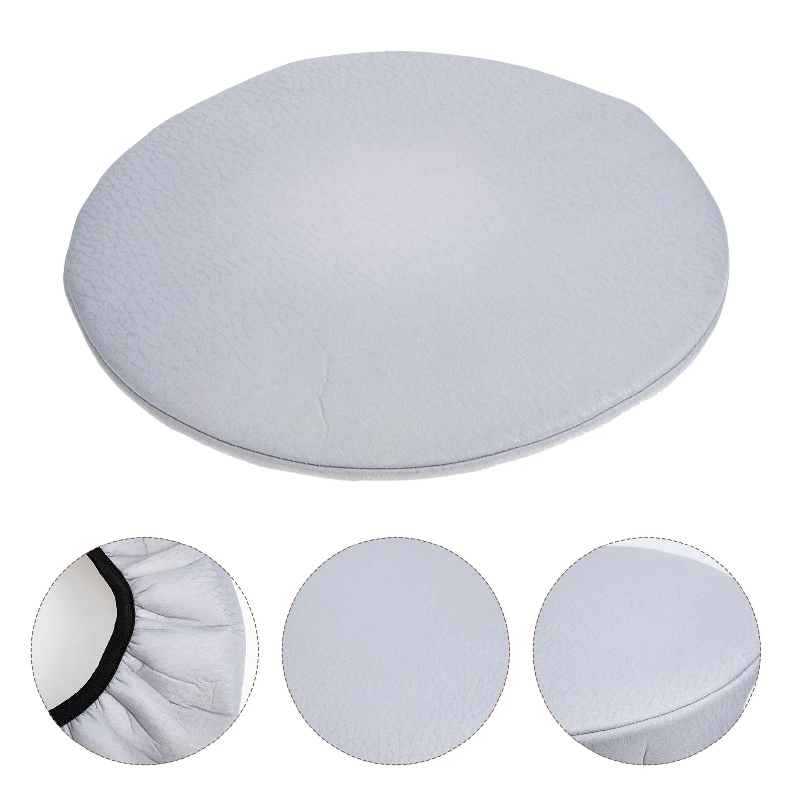 

Stool Cover Round Protective Pure Color Seat Decorative Covers Cloth Cushion Bar Stool Surface Protector Home niture