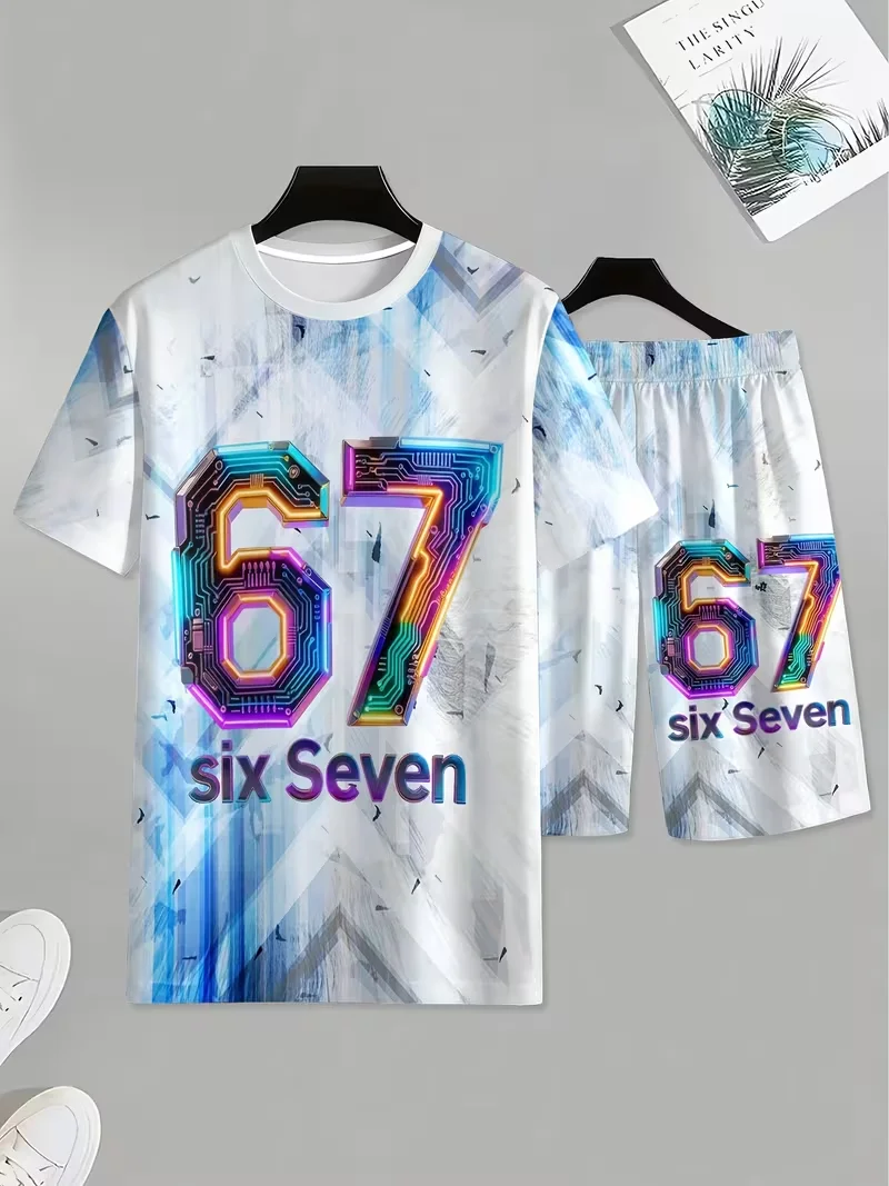 T-Shirt +Shorts Gra…