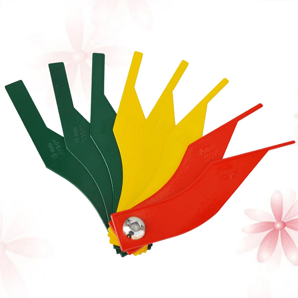 

Brake Pad Measuring Gauge Metal Scale for Car Repair Shop Clear Accurate Thickness Measuring Tool Professional Brake Pad Gauge