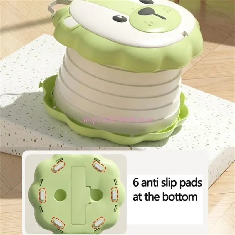 R6FD Klapptoilette für Kinder, Baby-Töpfchen-Toilette für Indoor-Outdoor-Töpfchenstuhl – Detail 7