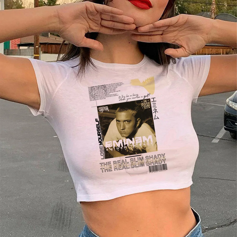 Eminem t shirt women designer graphic top female y2k clothes