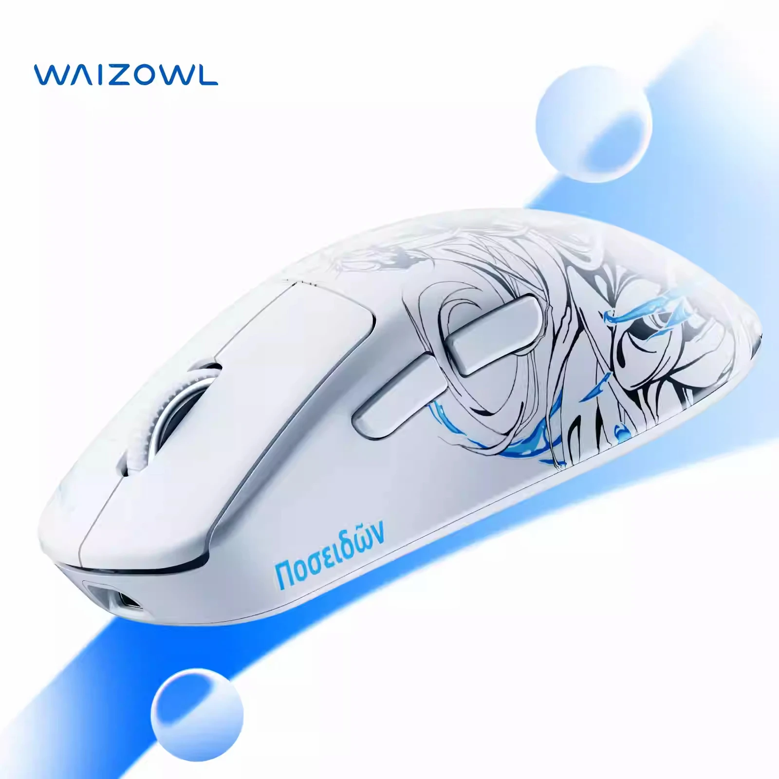 

В наличии Беспроводная мышь Waizowl Ogm Pro V2 Paw3950 8k, частота заката, три режима, легкий дизайн для ПК, игровые аксессуары