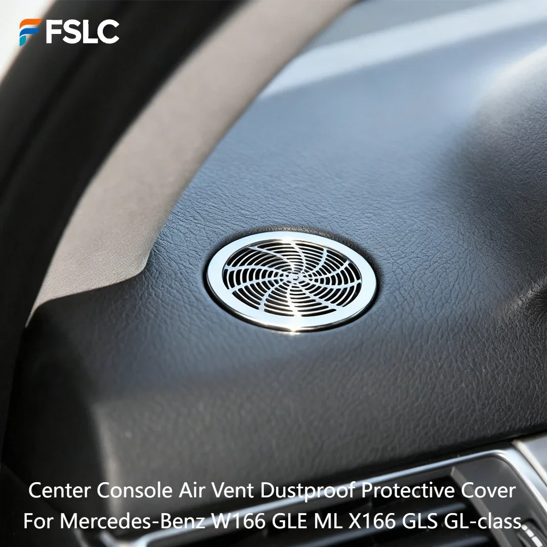 

AC Air Vent Outlet Cover Trim Fit For Mercedes-Benz W166 GLE ML X166 GLS GL-Class Accessories Dashboard Dustproof Protector