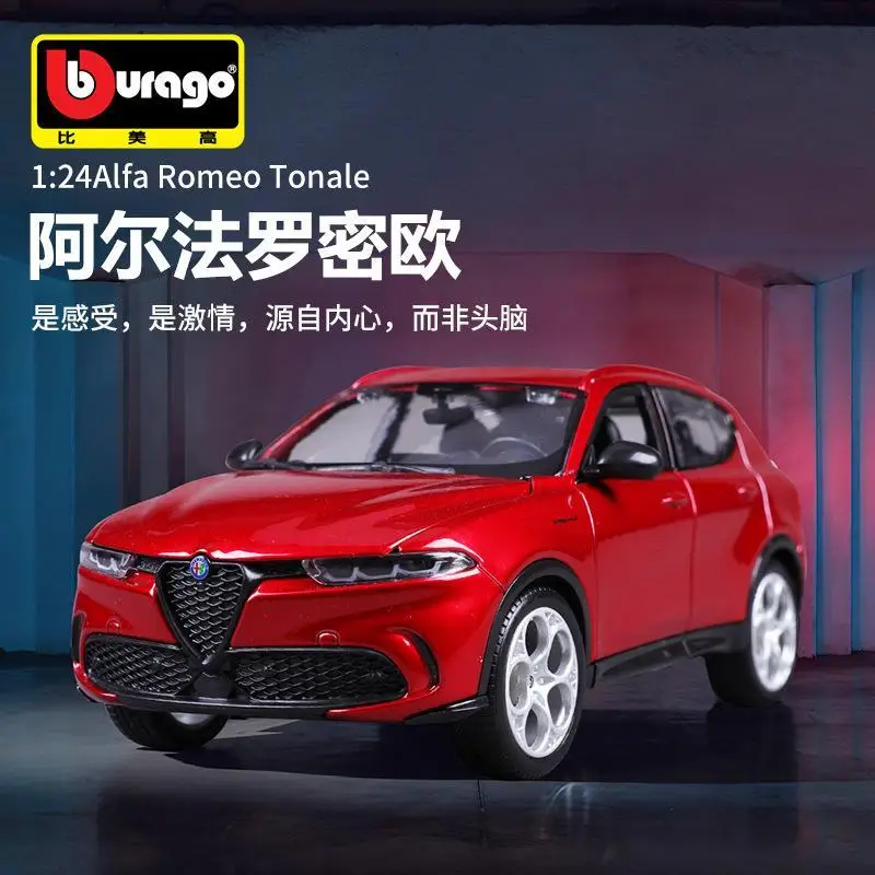 

Bburago 1:24 Scale Alfa Romeo SUV Tonale Alloy Car Model Toy for Boys Exquisite Collectible Display Piece