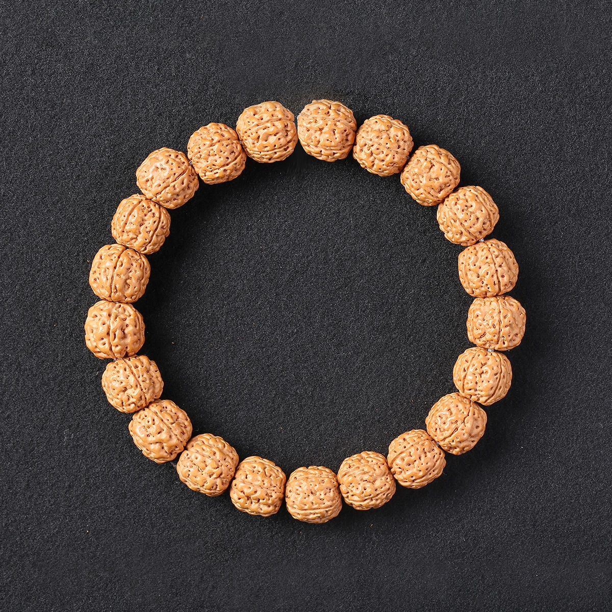JD Natural Rudraksha Seed Protection Bracelet Adjustable Prayer Beads for Positive Energy & Good Luck Spiritual Meditation Gift view 2