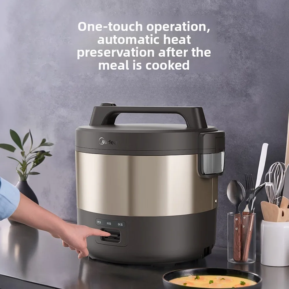 Midea 9L Commercial Rice Cooker Micro Pressure Fast Cook Nonstick Pot One Touch Large Capacity Vintage Electric Pressure Cooker