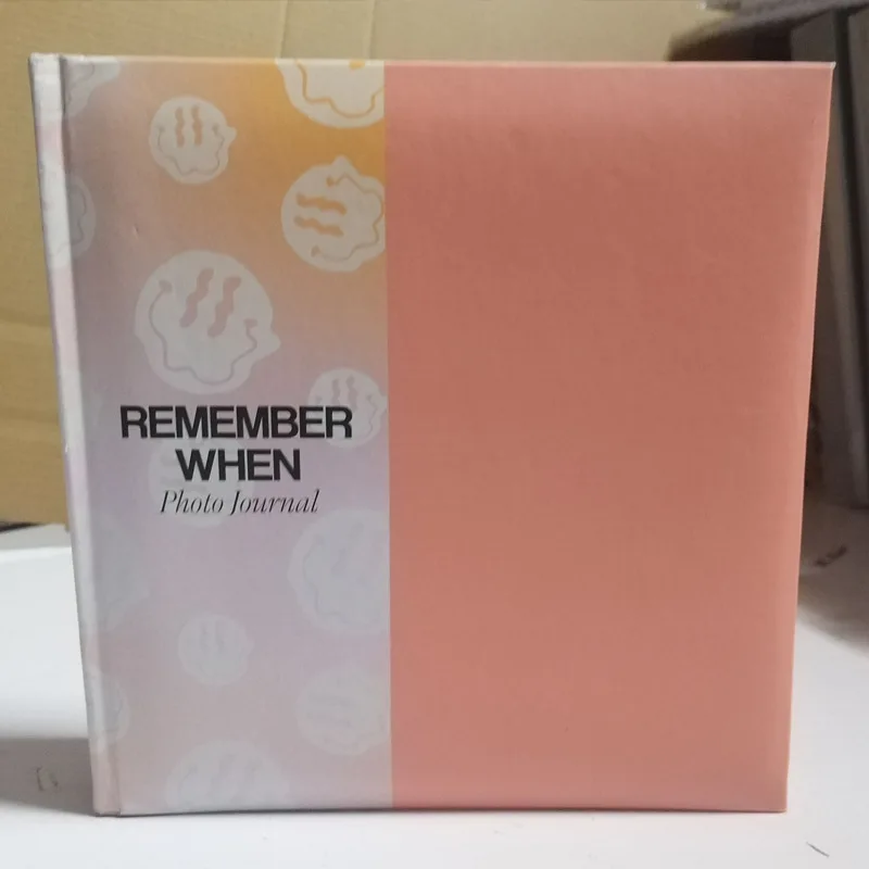 Customized Round Back Paper Core Photo Album 6 Inch 200 Sheets Family Photo Book Graduation-Bo