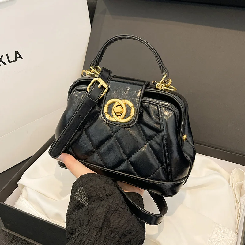 

2025 Spring Summer Luxury Bucket Bag - Embroidery Quilted Crossbody, Vintage & Stylish, Women's Handbag Trend