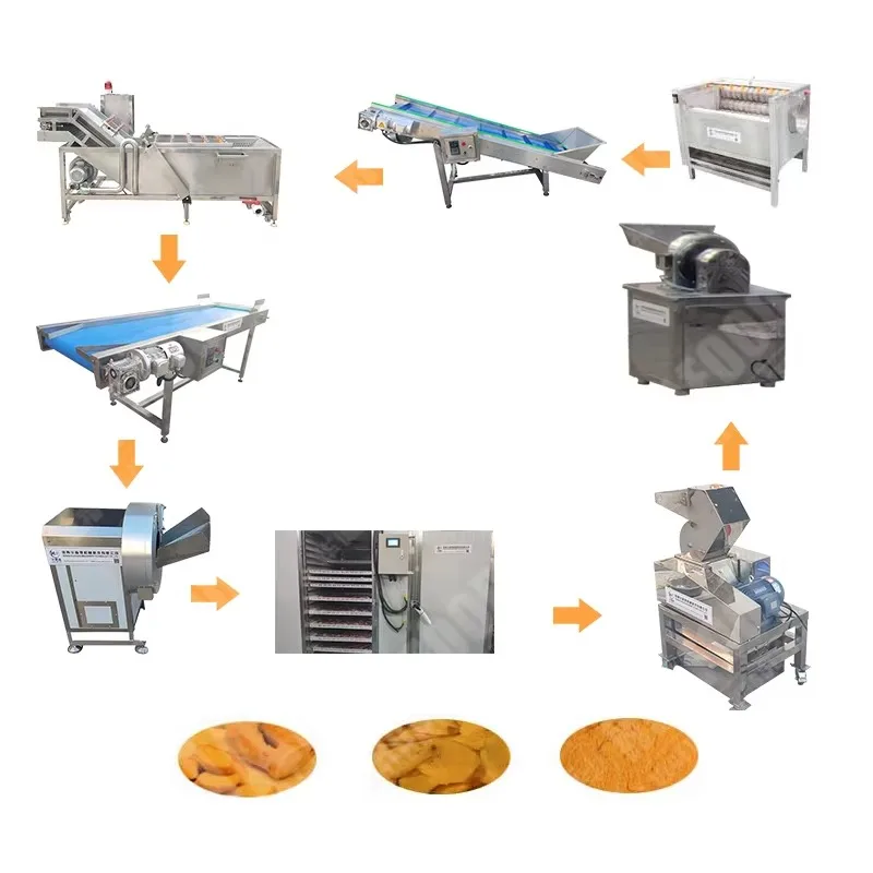 Garlic Processing Line Peeling Separating Sorting Automatic for Commercial Food Factory Plant Custom