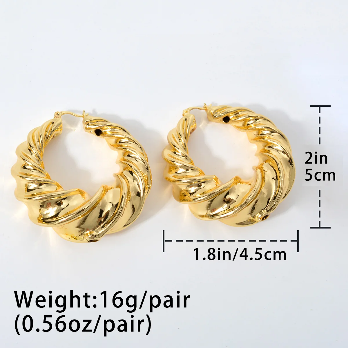 ZEADear Gold Color Geometry Large Earring For Women Italian African Wedding Party Jewelry Ear Jewellery Accessories Wholesale