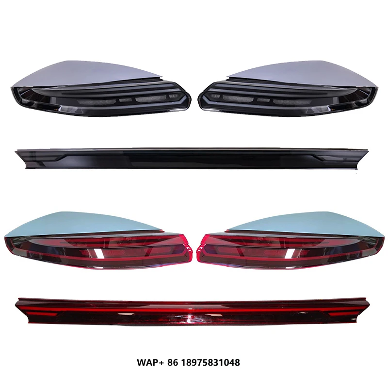 

YU GUANG for Porsche Panamera 970 Smoked Taillights 2014 2016 970.2 LED Upgrade 971 Car Auto Parts Tail Light Through Taillight