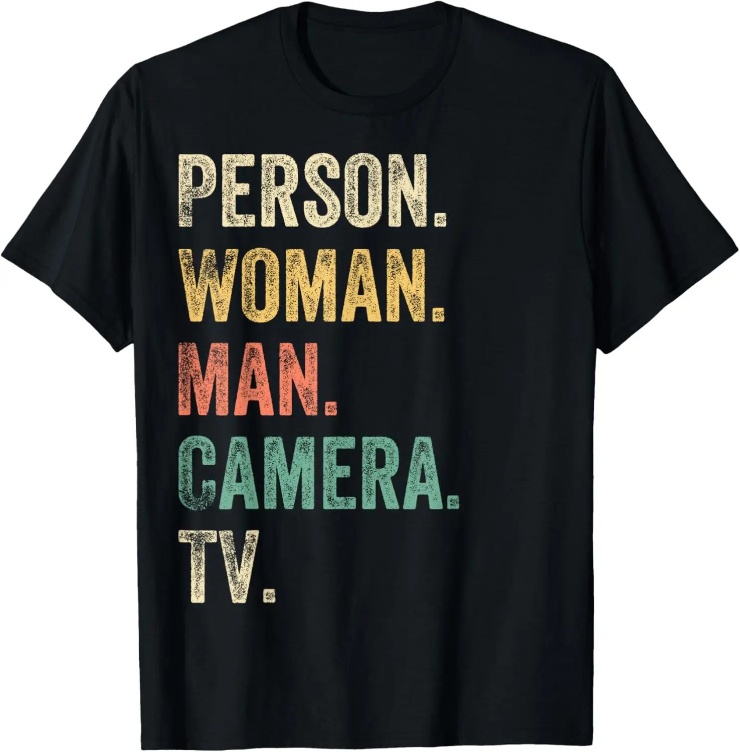 

Person Woman Man Camera TV Classic Vintage Style T-Shirt