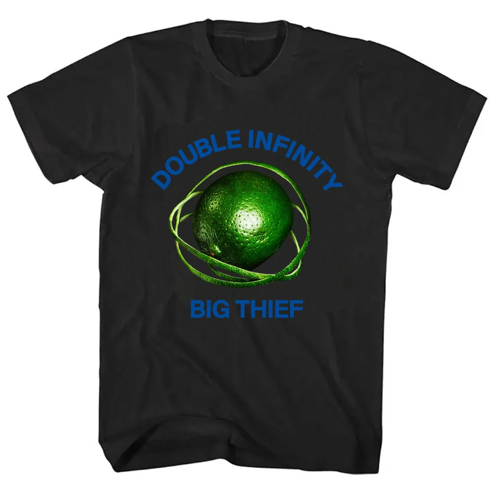 

Double Infinity Lime T-Shirt Big Thief Band Fashion Tshirts Casual Summer O-neck Male T Shirt Cotton Loose Unisex Streetwear Men