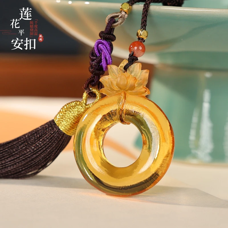 

LH Everything goes well, car hanging bag hanging, national style three-purpose car hanging, Chinese gift