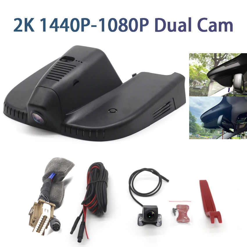 Auto DVR voor Alfa Romeo Giulia/Stelvio Quadrifoglio QV Veloce Sprint, 4K Dash Cam Auto Camera Dashcam