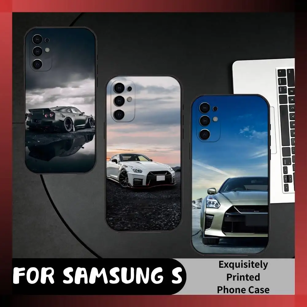 

Janpa GT-R R35 Skyline Phone Case For Samsung S25,S24,S21,S22,S23,S20,Ultra,S26,Plus,Fe,Note,5G Black Cover
