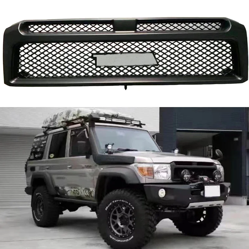 New！ Fit For toyota LAND CRUISER fj75 High Quality ABS Front Grille center grill honeycomb meshed