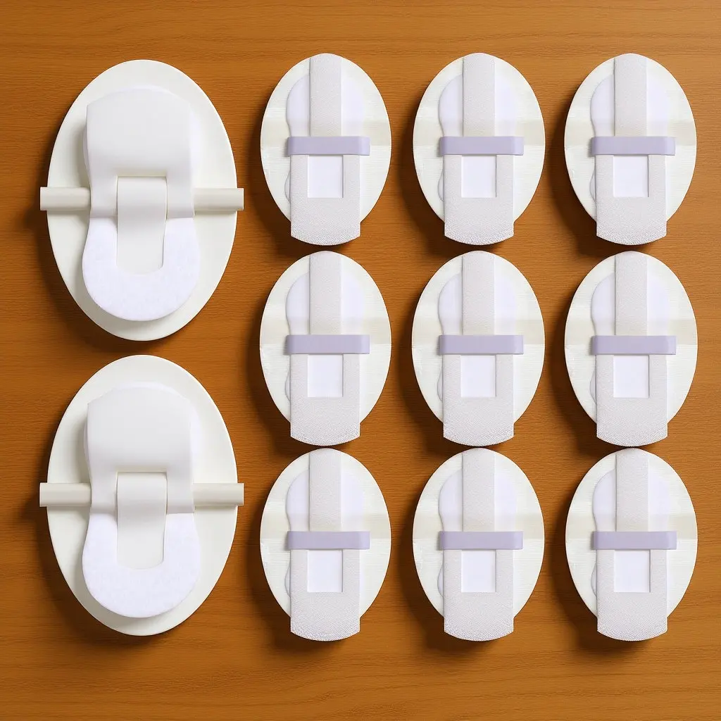 20Pcs Catheter Stabilization Devices Flexible Tube Holders for Leg Arm Hand Foot Secure Fixation Reduces Pull-Out Skin
