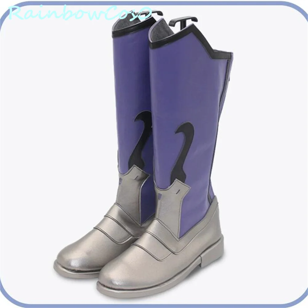 Mandricardo Fate Grand Order FGO Cosplay Chaussures Bottes, Rainbow Cos0, Anime Game, Halloween, Noël, W3573