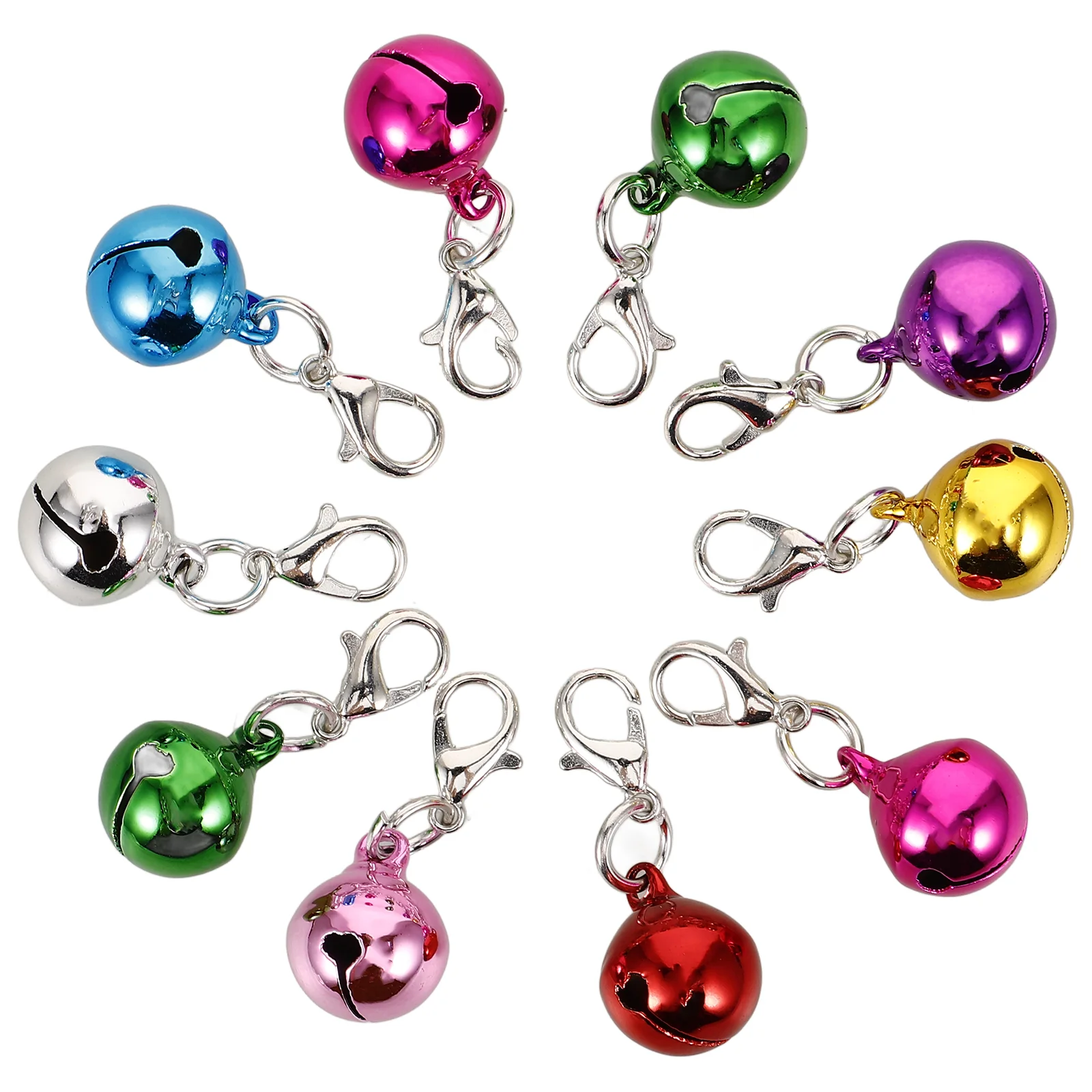 10 Pcs Pet Collar Bell Cat Dog Bells Multi-function Exquisite Kitten Delicate Metal Decorative