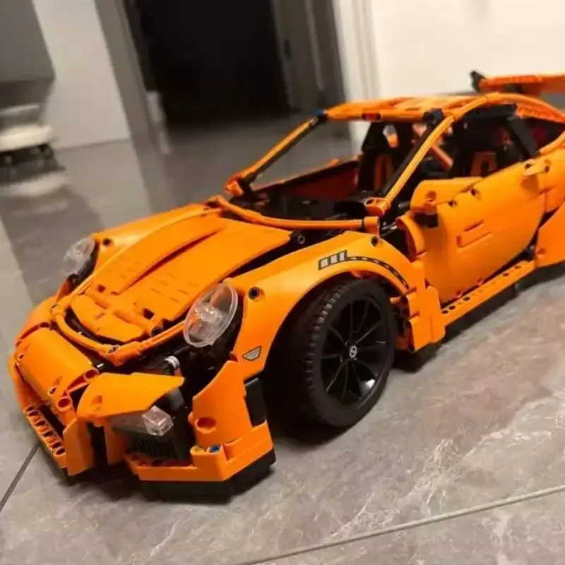 2704 قطعة مكعبات بناء السيارة GT3 RS التقنية المتوافقة مع 42056 للأولاد هدايا منشئ نموذج بناء للبالغين