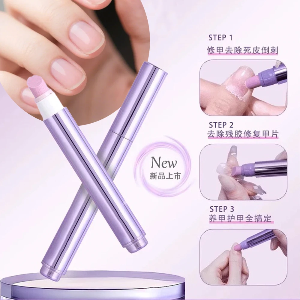 3In1 Ceramic Nail Cuticle Oil Brighten Moisturizing Nail Cuticle Remover Pen Nourishing Nail Care Essence Pen Repair Nail Damage