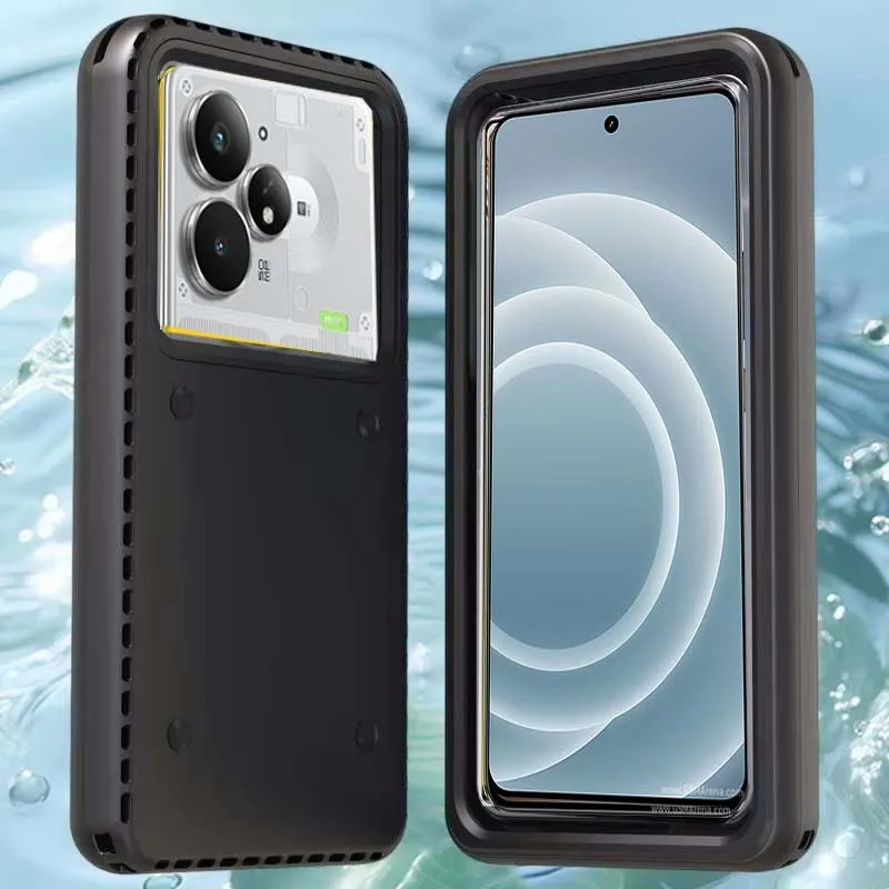 لـ Realme Neo7 Turbo P4 Pro حافظة مقاومة للماء مضادة للصدمات حقيبة هاتف مصد السباحة والغبار تغطية كاملة