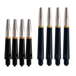 Eje de dardo de nailon y aluminio, 4 piezas, 45mm/35mm, 2BA, giro de 360 grados, accesorios de plástico