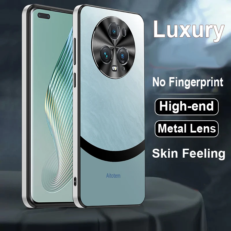 

Matte Phone Case For Honor Magic 4 5 6 7 Pro Metal Camera Full Protection Silicone Soft Edge Hard Back Cover Cases Bumper Funda