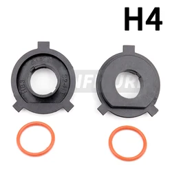 2Pcs H4 Car LED Headlight Bulb Base Adapter Socket Holder Head Lamp Retainers