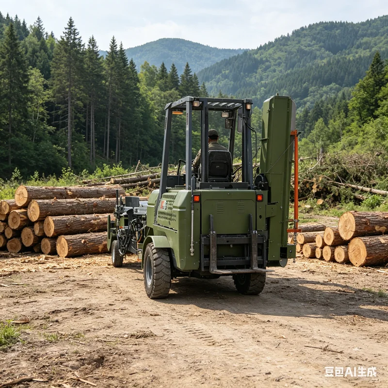 

YG Customized CE EPA Approved Engine Electric Start RM500 Wood Processor / Firewood Processor With Log Conveyor