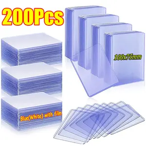 Bilashmart 1 200 35PT Hard Plastic Card Sleeves Baseball Card Protectors Protector Game Trading Cardssports Card Protection