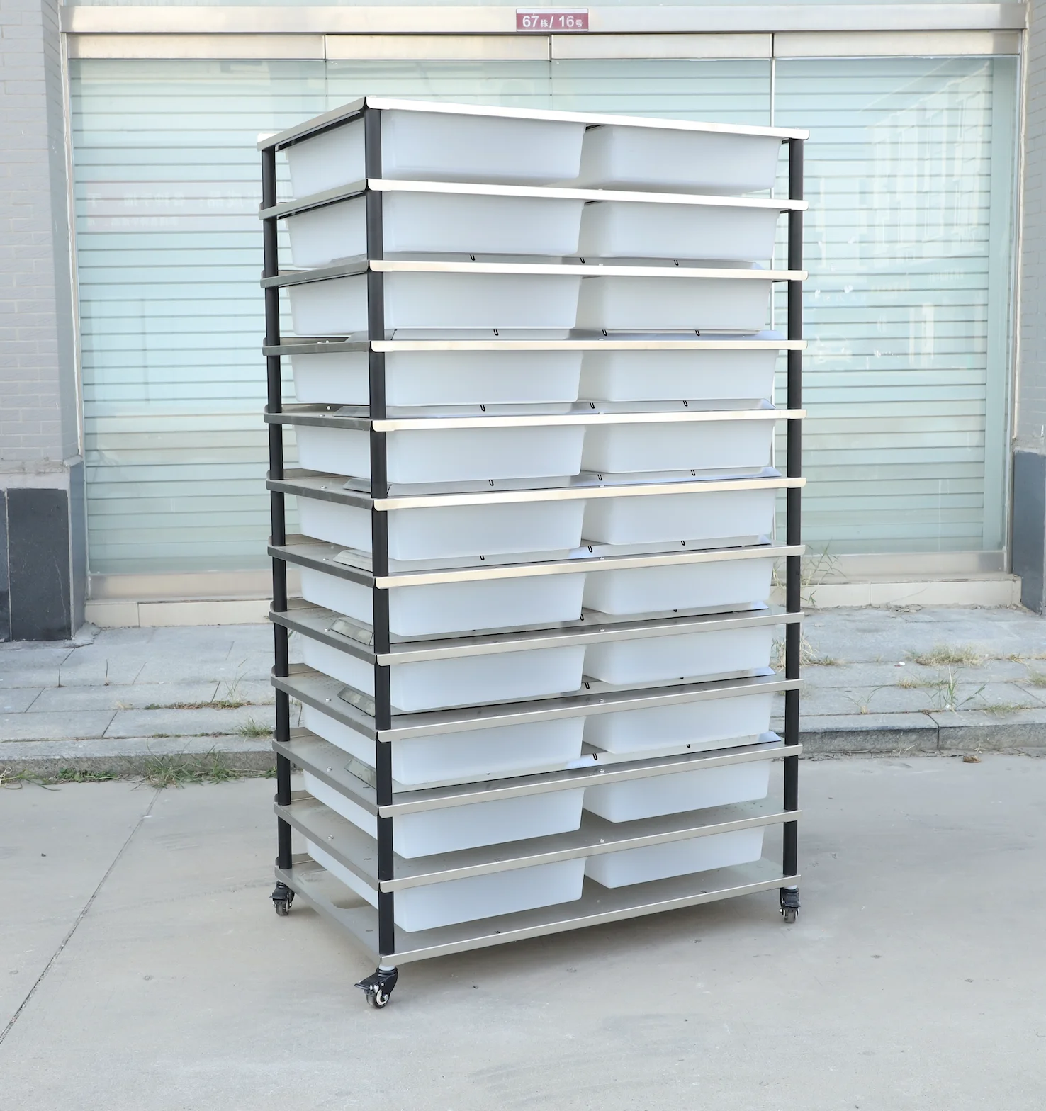 Hide Snake Rack System Pet Reptile Enclosure 403/201 Stainless Steel Plastic Tubs Small Terrarium Feeding Box