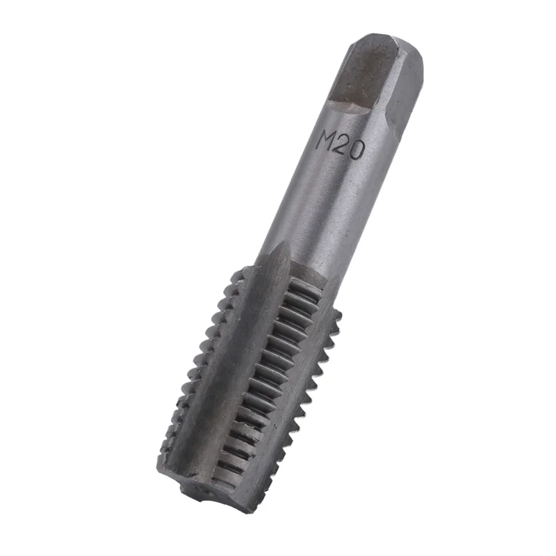 BON-2 paires de forets autotaraudeurs en acier à roulement, outil manuel, robinets métriques à filetage M20X2.5Mm, gris argenté Durable