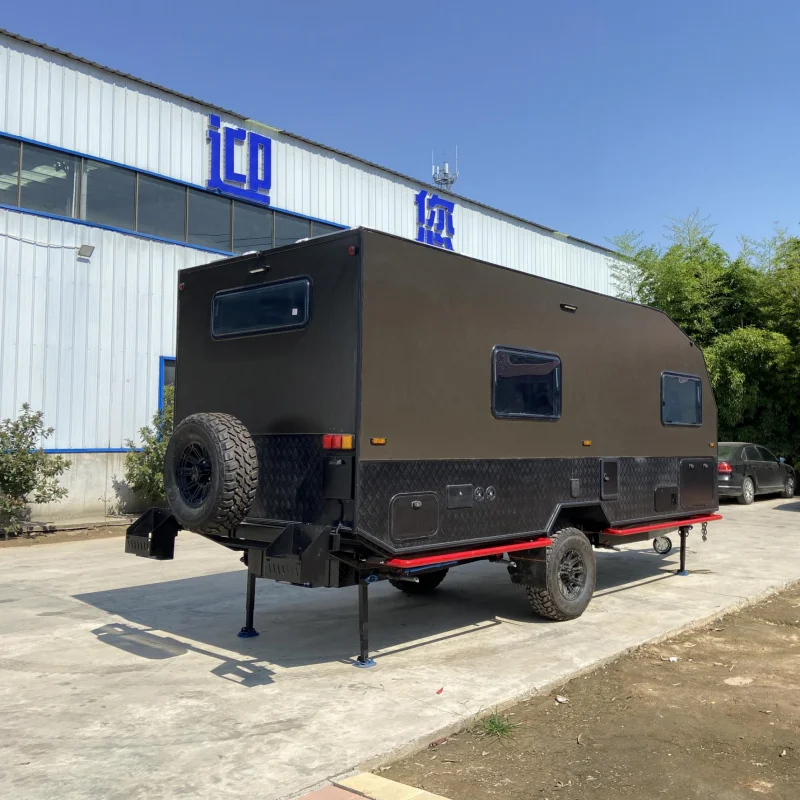 Camper Trailer Rv Caravan Offroad Travel Trailers Motorhome Camping Trailer Vehicle  Customizable