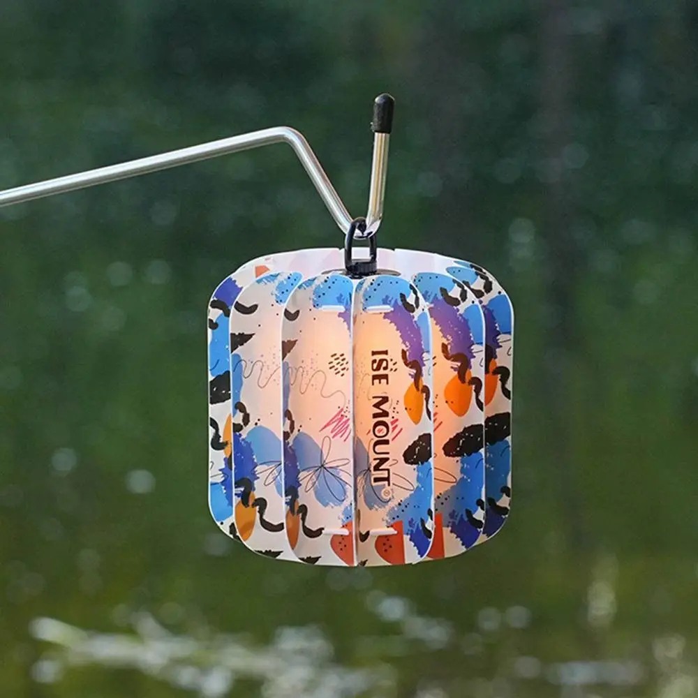 Waterproof Camping Lamp Cover Ultralight Atmosphere Outdoor Lantern Shade Winter Melon/Cylindrical Shape PP Board Lampshade