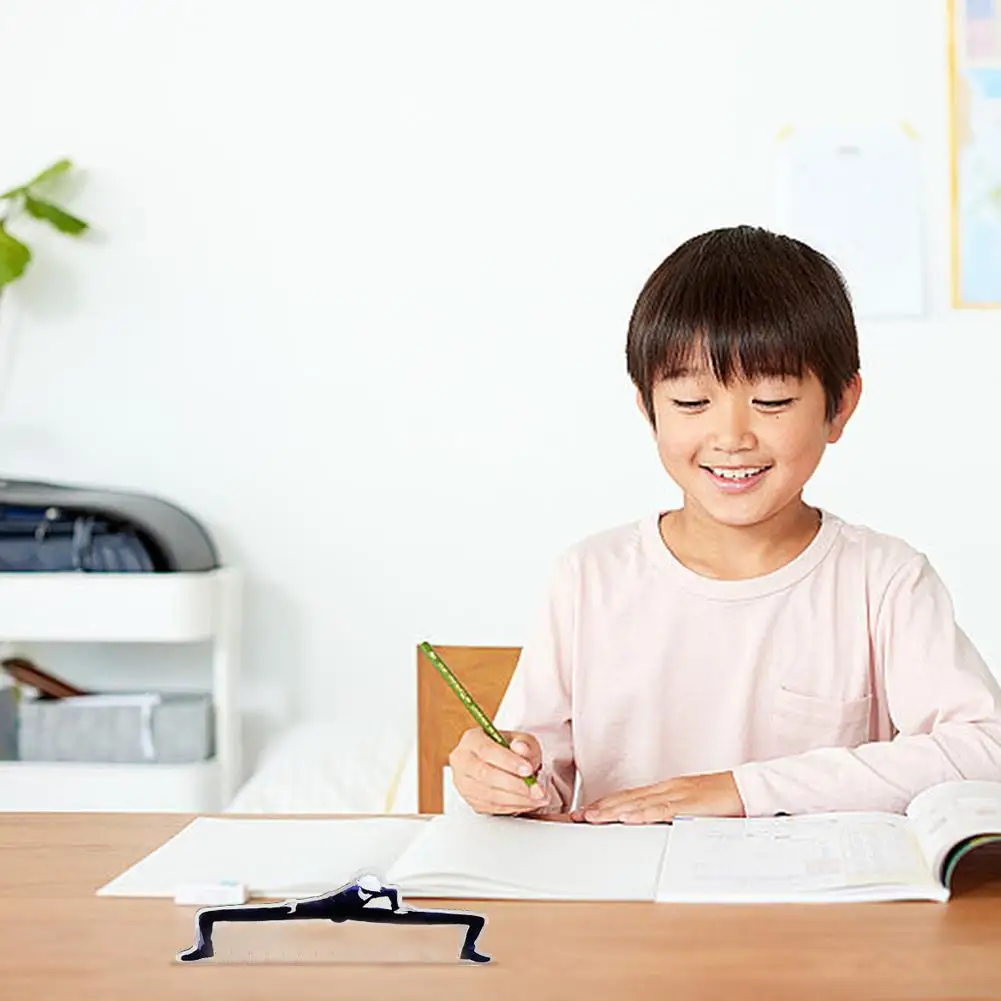 Regla recta para estudiantes Jujutsu Kaisen, 15cm, Gojo y Geto, Anime japonés circundante, papelería Kawaii, regla transparente para niño y niña