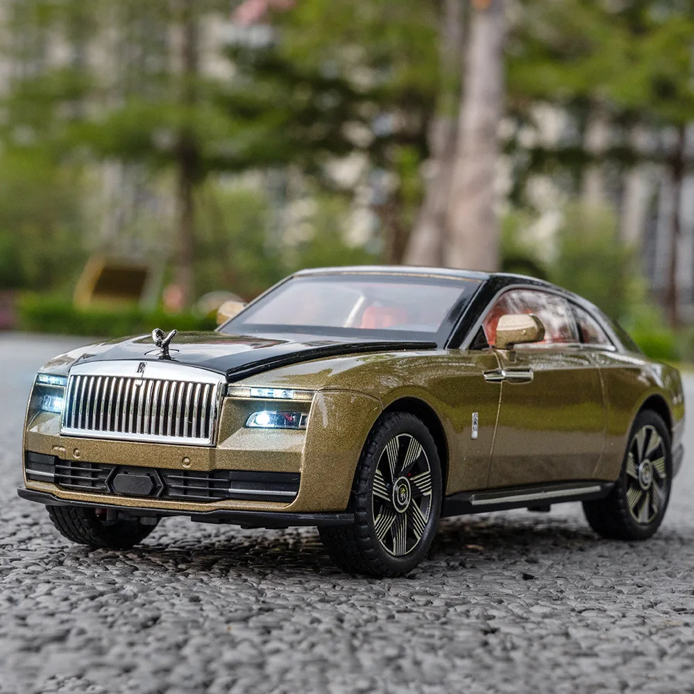 

Моделирование 1:24 Rolls Royce Shining Street Car Edition, модель автомобиля из сплава, орнамент, детская игрушка высокого класса