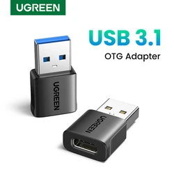 Ugreen usb 3.1 tipo c otg adaptador usb a macho para usb c fêmea conversores de cabo para macbook samsung s10 huawei usb para tipo-c otg